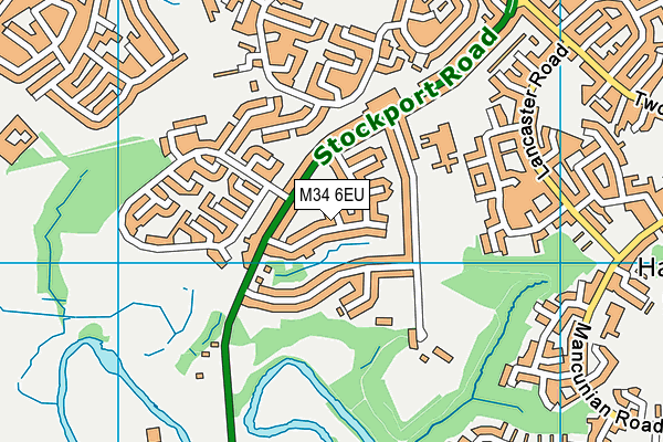 M34 6EU map - OS VectorMap District (Ordnance Survey) M34 6EU map - OS VectorMap District (Ordnance Survey)