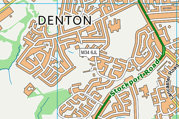 M34 6JL map - OS VectorMap District (Ordnance Survey) M34 6JL map - OS VectorMap District (Ordnance Survey)