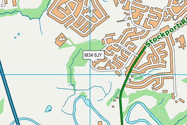 M34 6JY map - OS VectorMap District (Ordnance Survey) M34 6JY map - OS VectorMap District (Ordnance Survey)