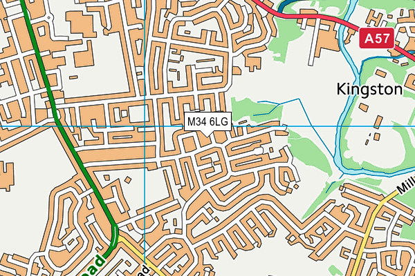 M34 6LG map - OS VectorMap District (Ordnance Survey) M34 6LG map - OS VectorMap District (Ordnance Survey)