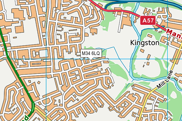 M34 6LQ map - OS VectorMap District (Ordnance Survey) M34 6LQ map - OS VectorMap District (Ordnance Survey)