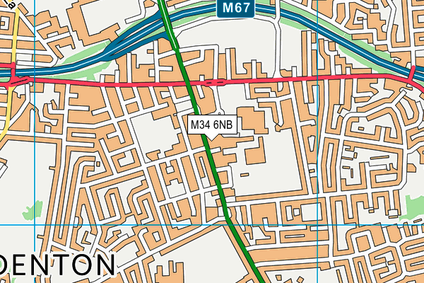 M34 6NB map - OS VectorMap District (Ordnance Survey) M34 6NB map - OS VectorMap District (Ordnance Survey)