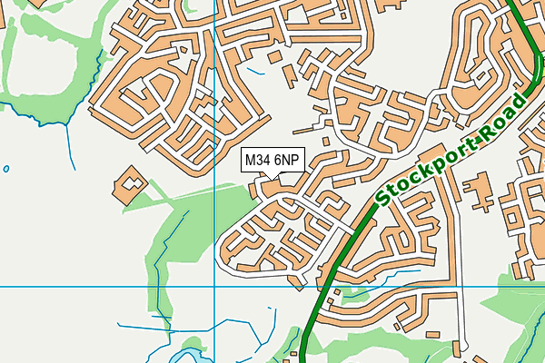 M34 6NP map - OS VectorMap District (Ordnance Survey) M34 6NP map - OS VectorMap District (Ordnance Survey)