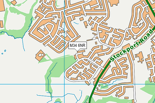 M34 6NR map - OS VectorMap District (Ordnance Survey) M34 6NR map - OS VectorMap District (Ordnance Survey)
