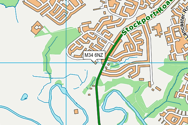 M34 6NZ map - OS VectorMap District (Ordnance Survey) M34 6NZ map - OS VectorMap District (Ordnance Survey)