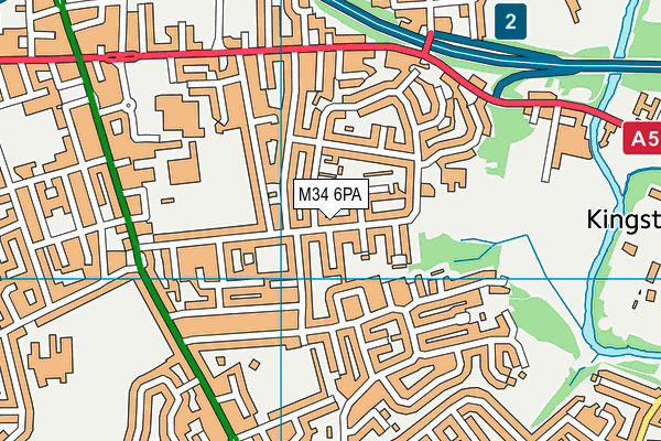 M34 6PA map - OS VectorMap District (Ordnance Survey) M34 6PA map - OS VectorMap District (Ordnance Survey)
