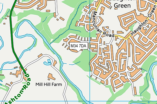 M34 7DA map - OS VectorMap District (Ordnance Survey) M34 7DA map - OS VectorMap District (Ordnance Survey)