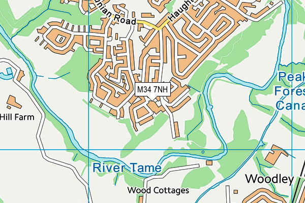 M34 7NH map - OS VectorMap District (Ordnance Survey) M34 7NH map - OS VectorMap District (Ordnance Survey)