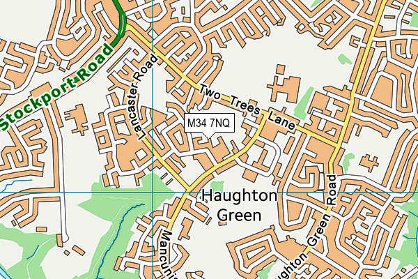 M34 7NQ map - OS VectorMap District (Ordnance Survey) M34 7NQ map - OS VectorMap District (Ordnance Survey)
