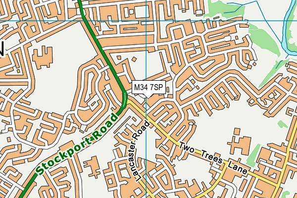 M34 7SP map - OS VectorMap District (Ordnance Survey) M34 7SP map - OS VectorMap District (Ordnance Survey)
