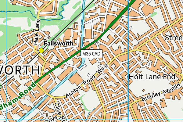 M35 0AD map - OS VectorMap District (Ordnance Survey) M35 0AD map - OS VectorMap District (Ordnance Survey)