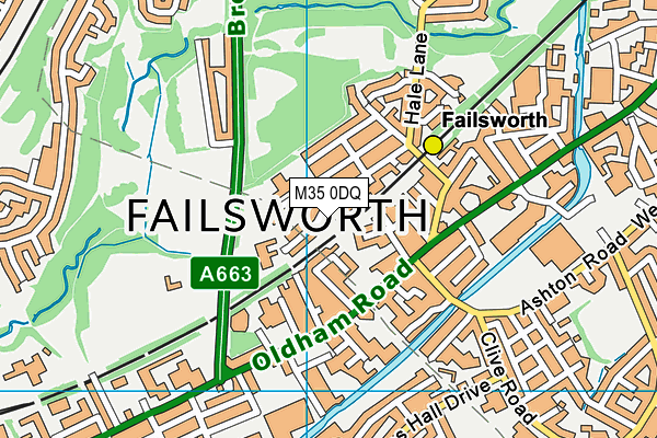 M35 0DQ map - OS VectorMap District (Ordnance Survey) M35 0DQ map - OS VectorMap District (Ordnance Survey)