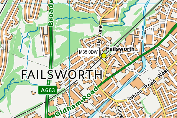 M35 0DW map - OS VectorMap District (Ordnance Survey) M35 0DW map - OS VectorMap District (Ordnance Survey)
