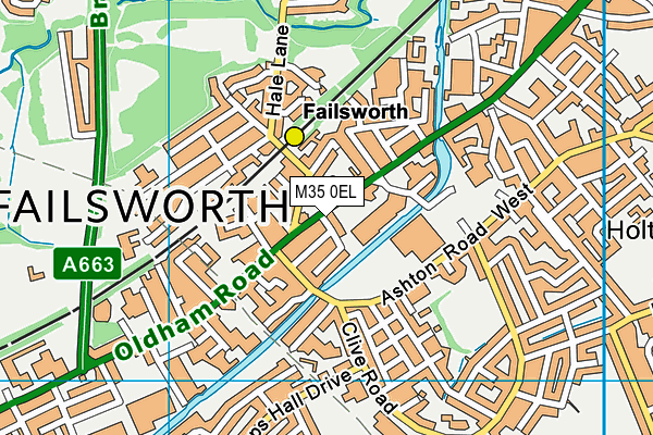 M35 0EL map - OS VectorMap District (Ordnance Survey) M35 0EL map - OS VectorMap District (Ordnance Survey)