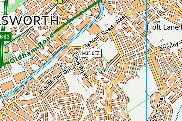 M35 0EZ map - OS VectorMap District (Ordnance Survey) M35 0EZ map - OS VectorMap District (Ordnance Survey)