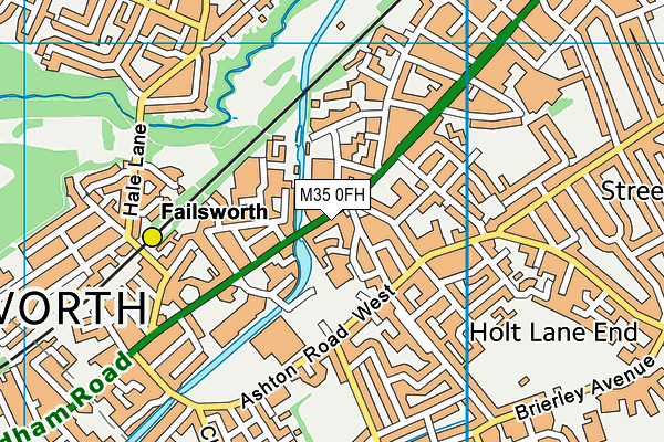 M35 0FH map - OS VectorMap District (Ordnance Survey) M35 0FH map - OS VectorMap District (Ordnance Survey)
