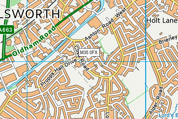 M35 0FX map - OS VectorMap District (Ordnance Survey) M35 0FX map - OS VectorMap District (Ordnance Survey)
