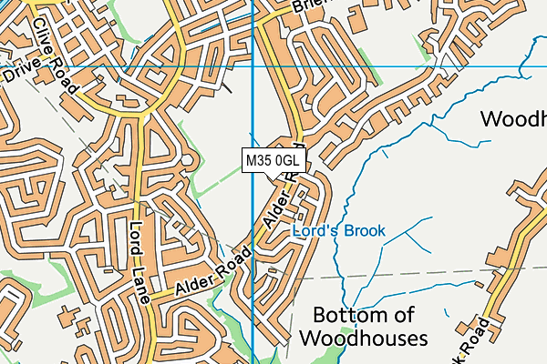 M35 0GL map - OS VectorMap District (Ordnance Survey) M35 0GL map - OS VectorMap District (Ordnance Survey)