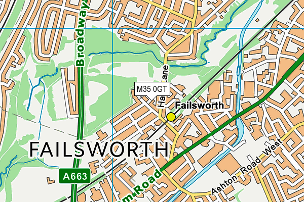M35 0GT map - OS VectorMap District (Ordnance Survey) M35 0GT map - OS VectorMap District (Ordnance Survey)