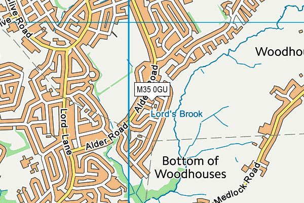 M35 0GU map - OS VectorMap District (Ordnance Survey) M35 0GU map - OS VectorMap District (Ordnance Survey)