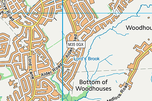 M35 0GX map - OS VectorMap District (Ordnance Survey) M35 0GX map - OS VectorMap District (Ordnance Survey)