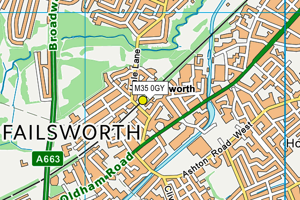 M35 0GY map - OS VectorMap District (Ordnance Survey) M35 0GY map - OS VectorMap District (Ordnance Survey)