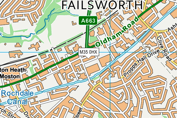 M35 0HX map - OS VectorMap District (Ordnance Survey) M35 0HX map - OS VectorMap District (Ordnance Survey)