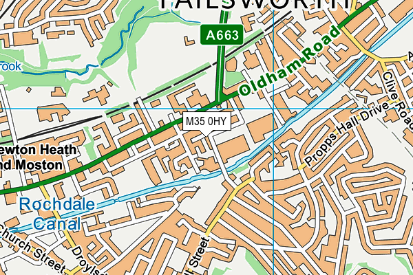 M35 0HY map - OS VectorMap District (Ordnance Survey) M35 0HY map - OS VectorMap District (Ordnance Survey)
