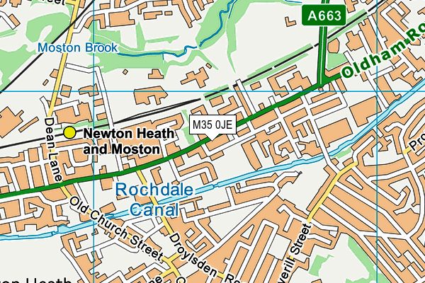 M35 0JE map - OS VectorMap District (Ordnance Survey) M35 0JE map - OS VectorMap District (Ordnance Survey)