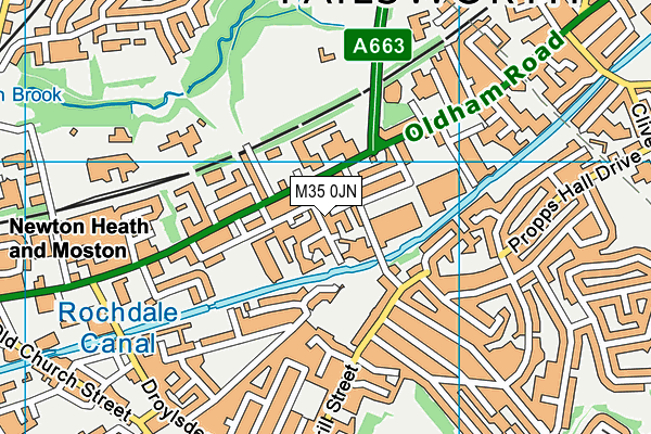 M35 0JN map - OS VectorMap District (Ordnance Survey) M35 0JN map - OS VectorMap District (Ordnance Survey)