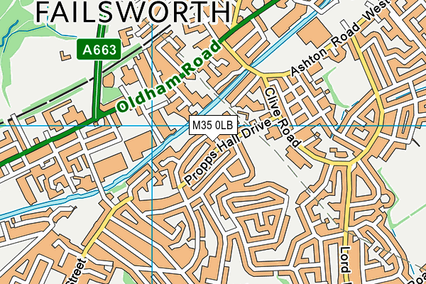 M35 0LB map - OS VectorMap District (Ordnance Survey) M35 0LB map - OS VectorMap District (Ordnance Survey)