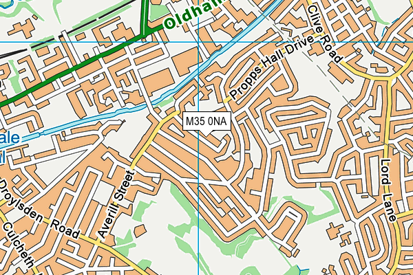 M35 0NA map - OS VectorMap District (Ordnance Survey) M35 0NA map - OS VectorMap District (Ordnance Survey)