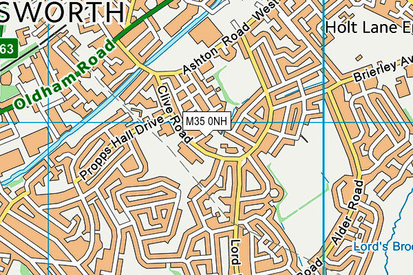 M35 0NH map - OS VectorMap District (Ordnance Survey) M35 0NH map - OS VectorMap District (Ordnance Survey)