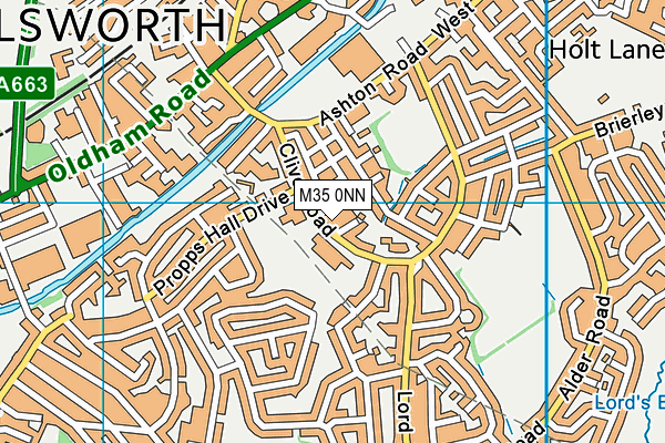 M35 0NN map - OS VectorMap District (Ordnance Survey) M35 0NN map - OS VectorMap District (Ordnance Survey)