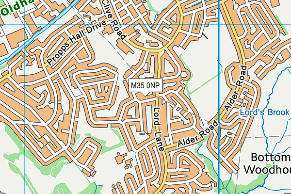 M35 0NP map - OS VectorMap District (Ordnance Survey) M35 0NP map - OS VectorMap District (Ordnance Survey)