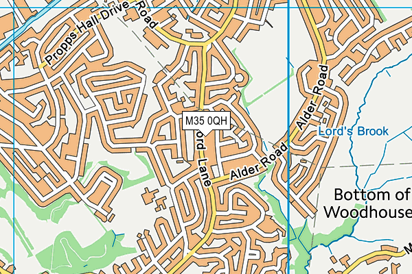 M35 0QH map - OS VectorMap District (Ordnance Survey) M35 0QH map - OS VectorMap District (Ordnance Survey)
