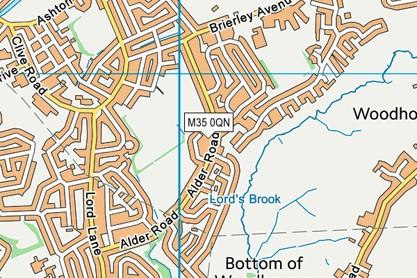 M35 0QN map - OS VectorMap District (Ordnance Survey) M35 0QN map - OS VectorMap District (Ordnance Survey)