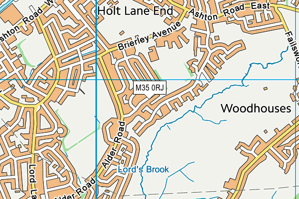M35 0RJ map - OS VectorMap District (Ordnance Survey) M35 0RJ map - OS VectorMap District (Ordnance Survey)
