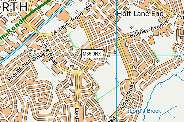 M35 0RX map - OS VectorMap District (Ordnance Survey) M35 0RX map - OS VectorMap District (Ordnance Survey)