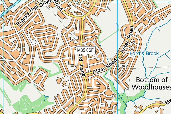 M35 0SF map - OS VectorMap District (Ordnance Survey) M35 0SF map - OS VectorMap District (Ordnance Survey)