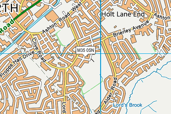 M35 0SN map - OS VectorMap District (Ordnance Survey) M35 0SN map - OS VectorMap District (Ordnance Survey)