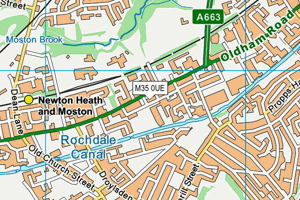M35 0UE map - OS VectorMap District (Ordnance Survey) M35 0UE map - OS VectorMap District (Ordnance Survey)