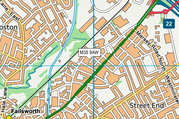M35 9AW map - OS VectorMap District (Ordnance Survey) M35 9AW map - OS VectorMap District (Ordnance Survey)