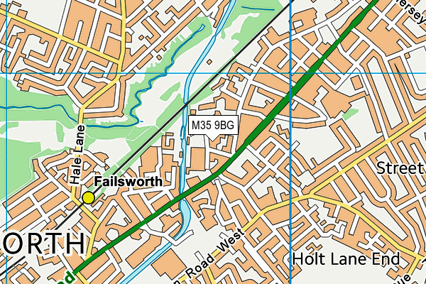 M35 9BG map - OS VectorMap District (Ordnance Survey) M35 9BG map - OS VectorMap District (Ordnance Survey)