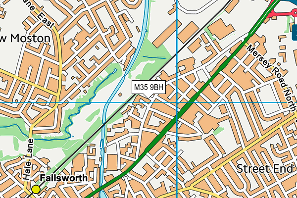 M35 9BH map - OS VectorMap District (Ordnance Survey) M35 9BH map - OS VectorMap District (Ordnance Survey)