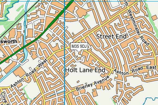M35 9DJ map - OS VectorMap District (Ordnance Survey) M35 9DJ map - OS VectorMap District (Ordnance Survey)