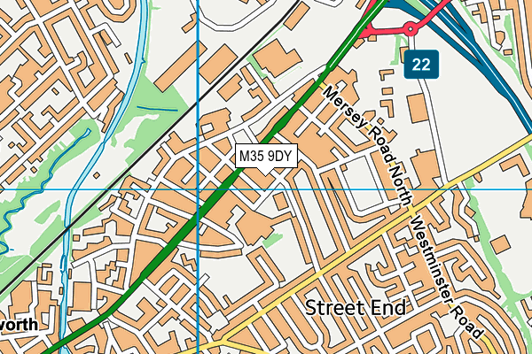M35 9DY map - OS VectorMap District (Ordnance Survey) M35 9DY map - OS VectorMap District (Ordnance Survey)