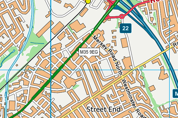 M35 9EG map - OS VectorMap District (Ordnance Survey) M35 9EG map - OS VectorMap District (Ordnance Survey)