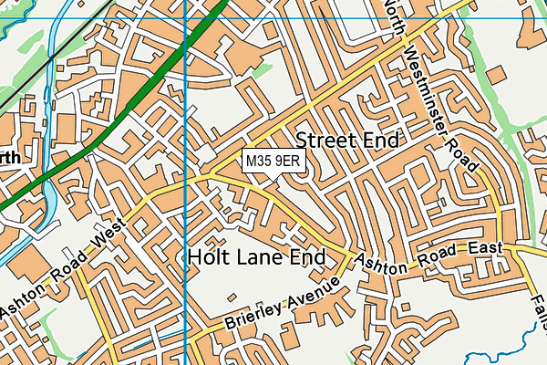 M35 9ER map - OS VectorMap District (Ordnance Survey) M35 9ER map - OS VectorMap District (Ordnance Survey)