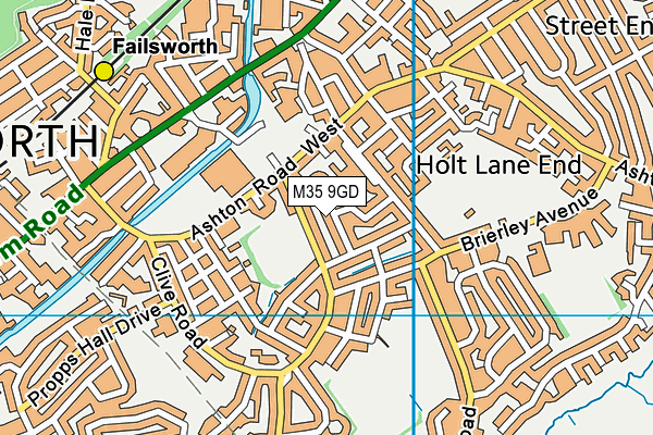 M35 9GD map - OS VectorMap District (Ordnance Survey) M35 9GD map - OS VectorMap District (Ordnance Survey)